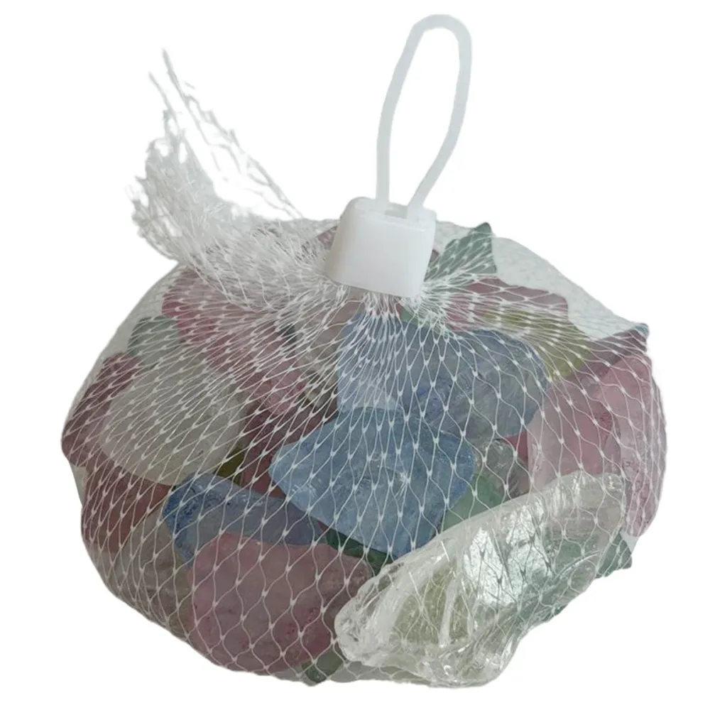 350G BAG OF ASSORTED SEA GLASS