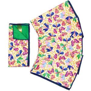 Bloom & Flutter blu Eco Dinner Napkin (Set of 6) 1