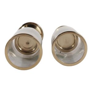 AIDENHAM SET OF 2 GOLD CANDLE HOLDER 13 (IN) 8