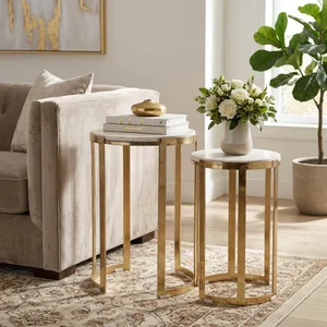 PEARLBEACH SET OF 2 WHITE TABLE 23 (IN) 2
