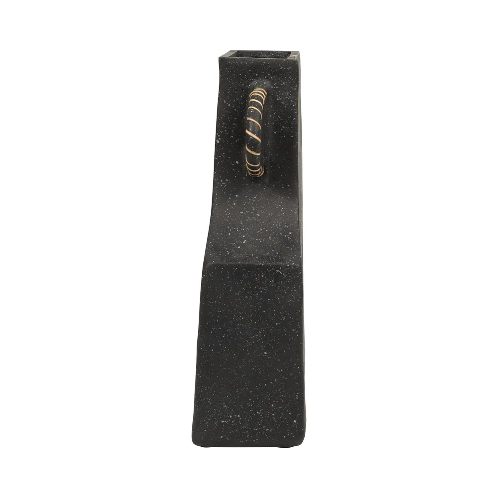 PAXTONWELL BLACK VASE 19 (IN)