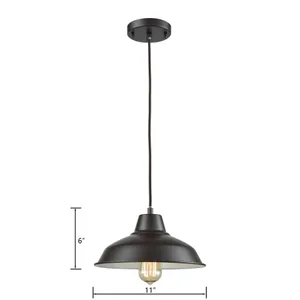 Classic Loft 11'' Wide 1-Light Mini Pendant - Oil Rubbed Bronze 2