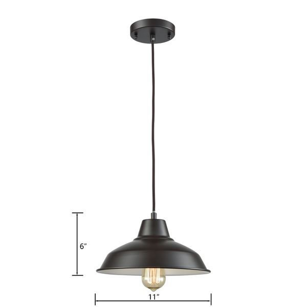 Classic Loft 11'' Wide 1-Light Mini Pendant - Oil Rubbed Bronze