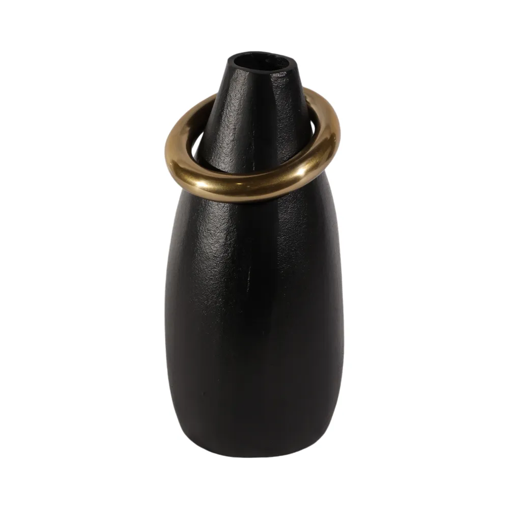 ENOCHCROSS BLACK VASE 14 (IN)