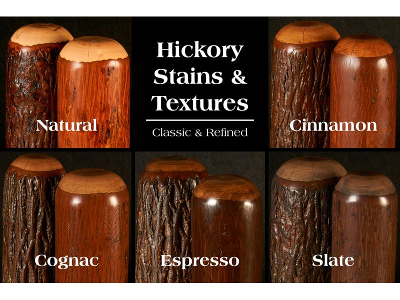 Hickory Log Large Ottoman - Customer Material- Fabric TBD 3