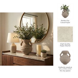 FERRIS TAN VASE 15 (IN) 11