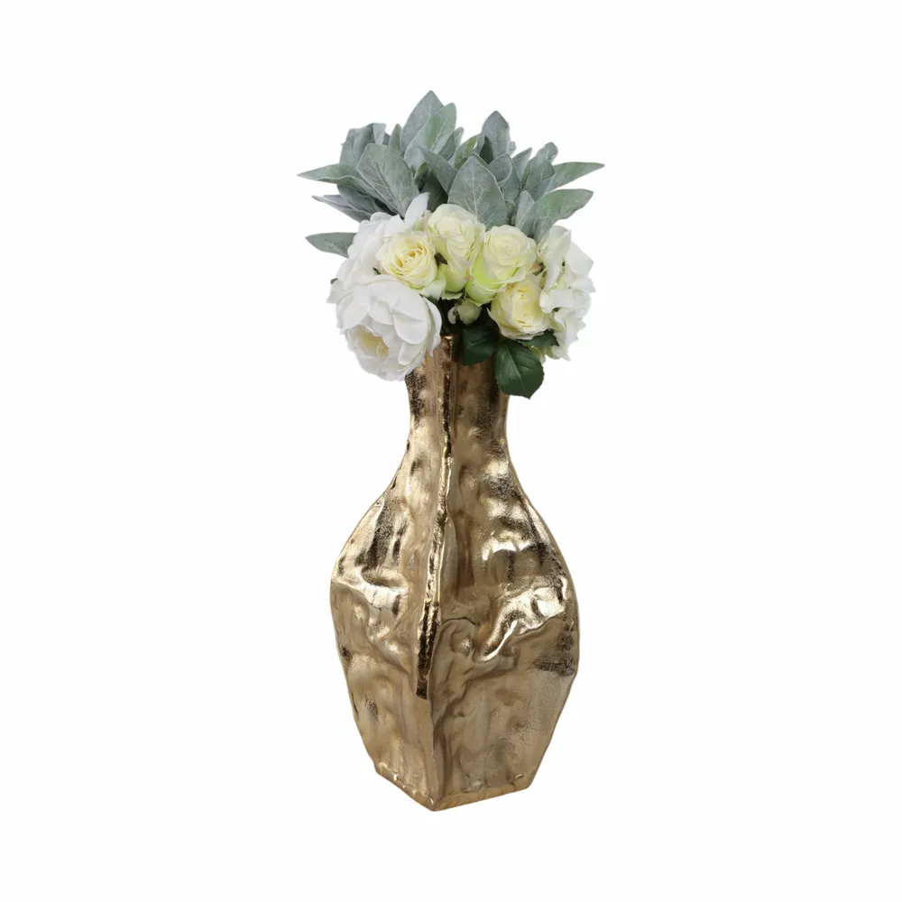 JADEBURN GOLD VASE 19 (IN)