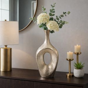 DUTTONRIDGE GOLD VASE 19 (IN) 12