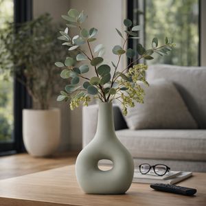 HORTONCROSS GREEN VASE 9 (IN) 12