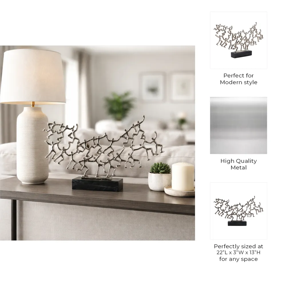 SHELTONBEACH SILVER DECOR 13 (IN)