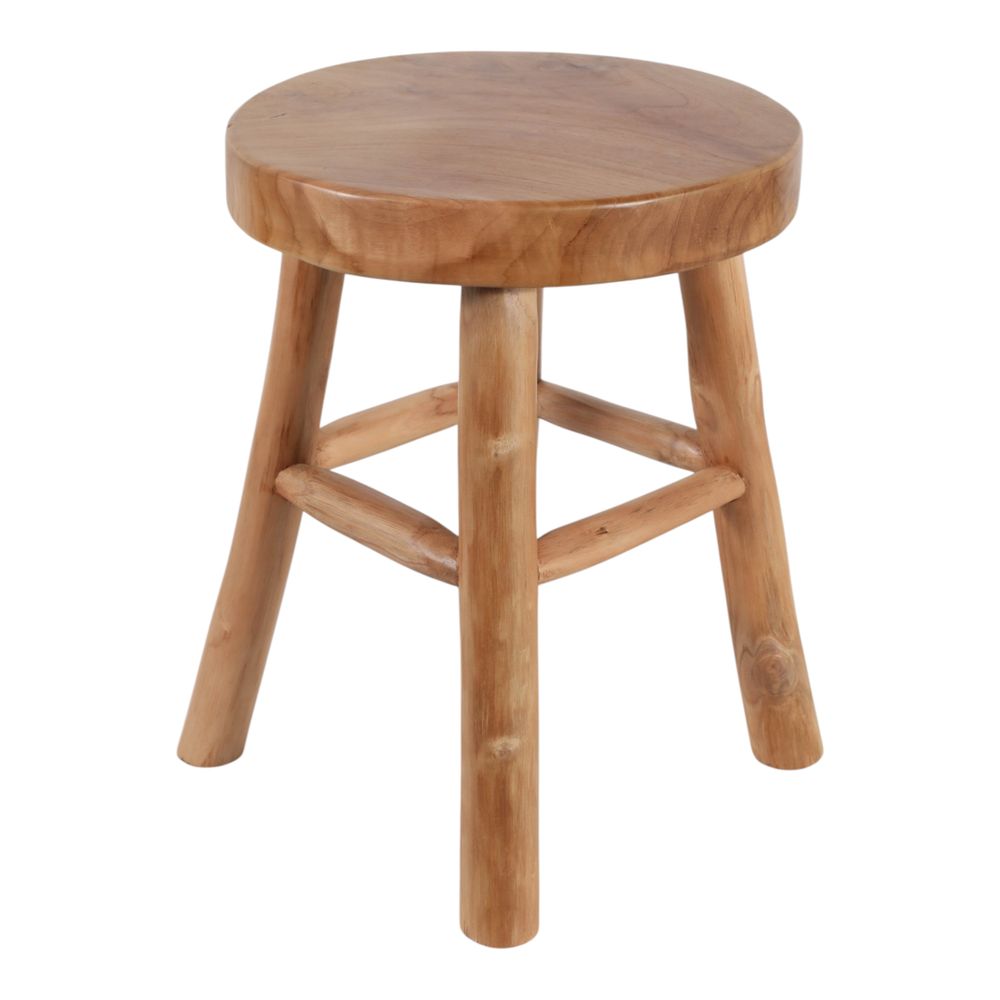 HARDENHAM BROWN STOOL 18 (IN)