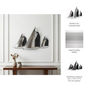 JUNEWAY BLUE METAL WALL 17 (IN) 8