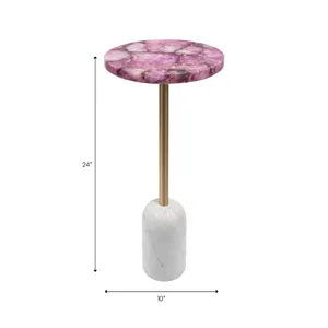 FINNPORT PINK TABLE 24 (IN) 8