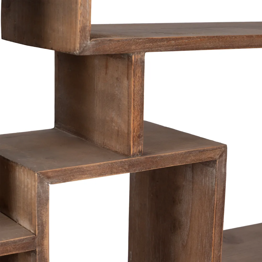 RAFETON BROWN WALL SHELF 39 (IN)