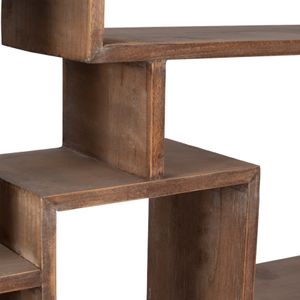 RAFETON BROWN WALL SHELF 39 (IN) 6