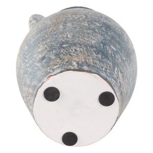 CARLINROSE BLUE VASE 10 (IN) 8