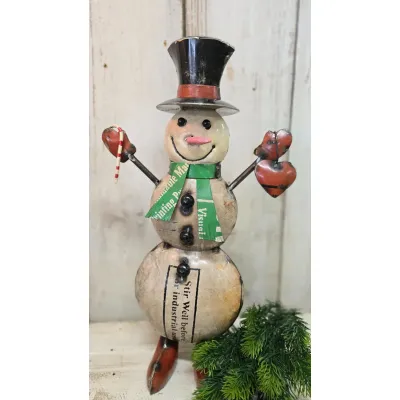 Blizzard Snowman 9.5x4x16.5in