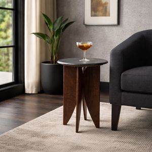 REIDWELL BLACK TABLE 24 (IN) 13
