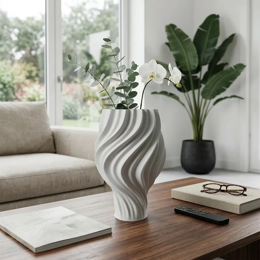 COVEHOLM WHITE VASE 18 (IN)