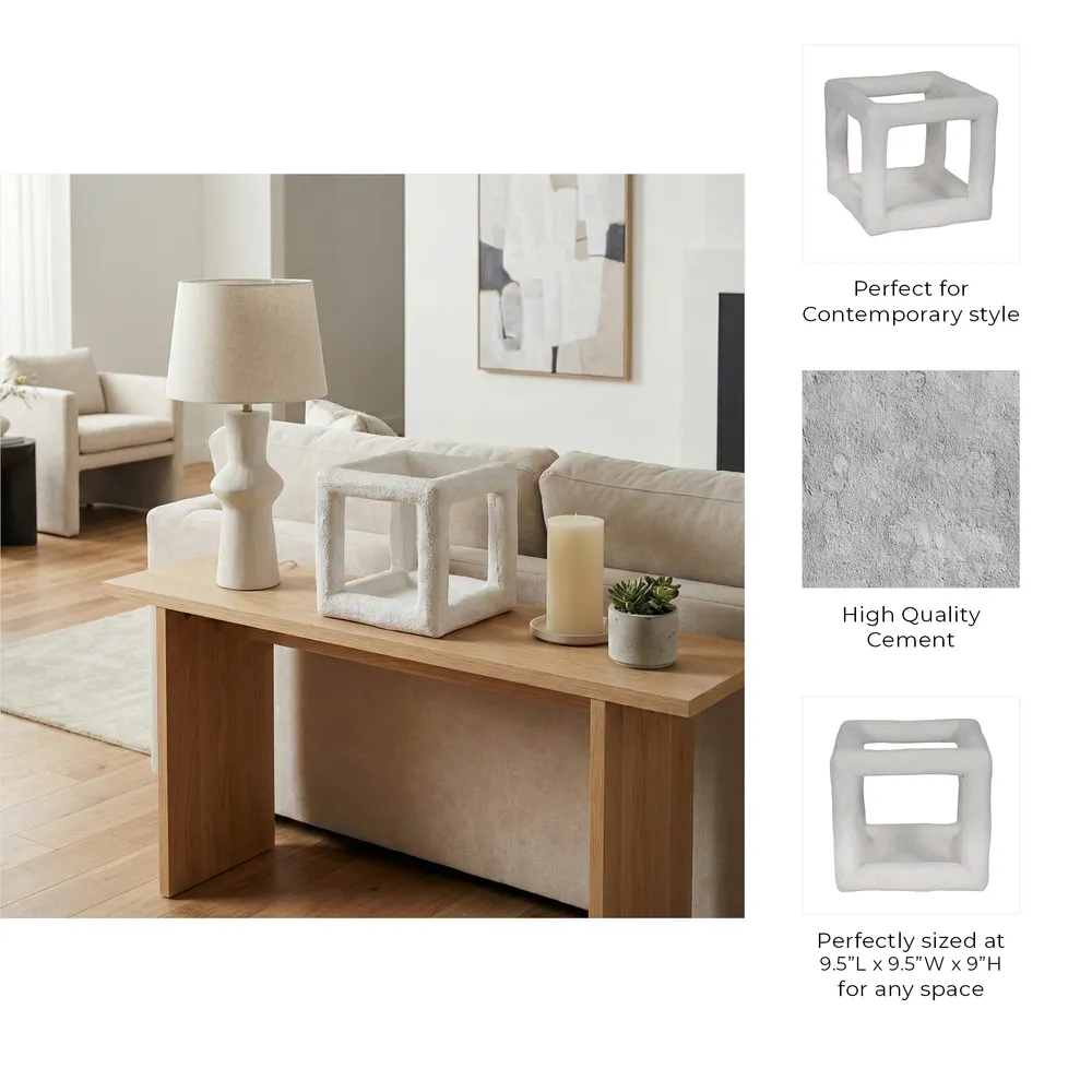 BISHOPRIDGE WHITE DECOR 9 (IN)
