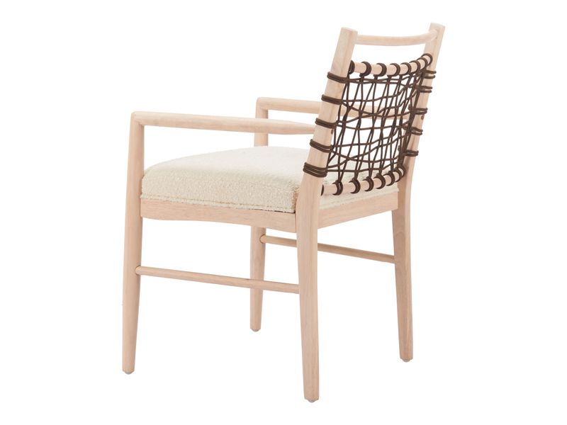 Wezly Dining Chair Ivory 6