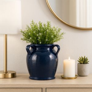 COHENWAY BLUE VASE 9 (IN) 11