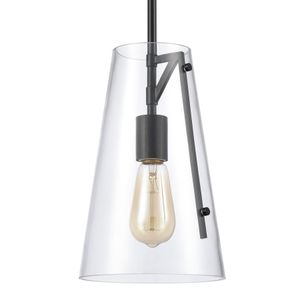 Trustle 7'' Wide 1-Light Mini Pendant - Matte Black 4