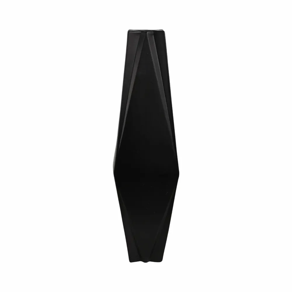TARASIDE BLACK VASE 26 (IN)