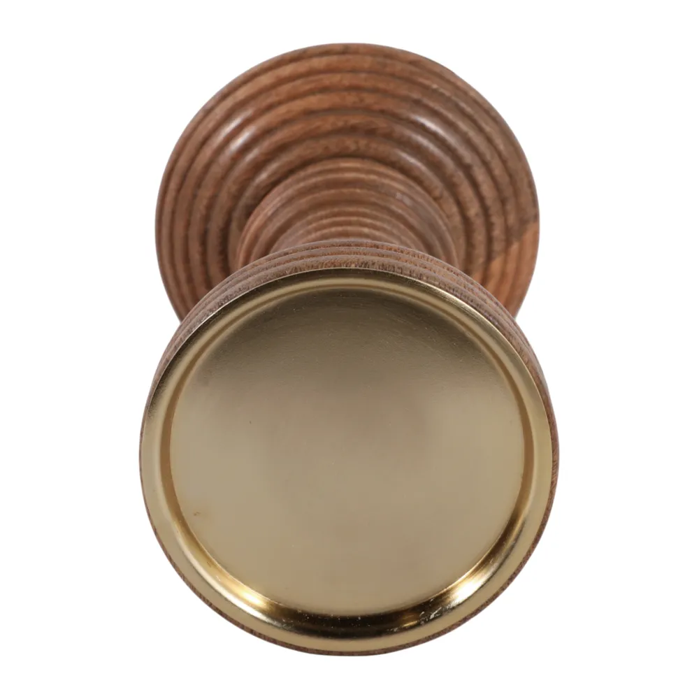 HACKETTRIDGE BROWN CANDLE HOLDER 8 (IN)