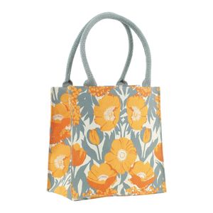 Icelandic Poppies Gold Reusable Itsy Bitsy Gift Bag 4