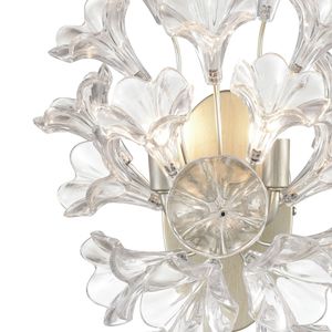 Celene 17'' High 2-Light Sconce - Aged Silver 4