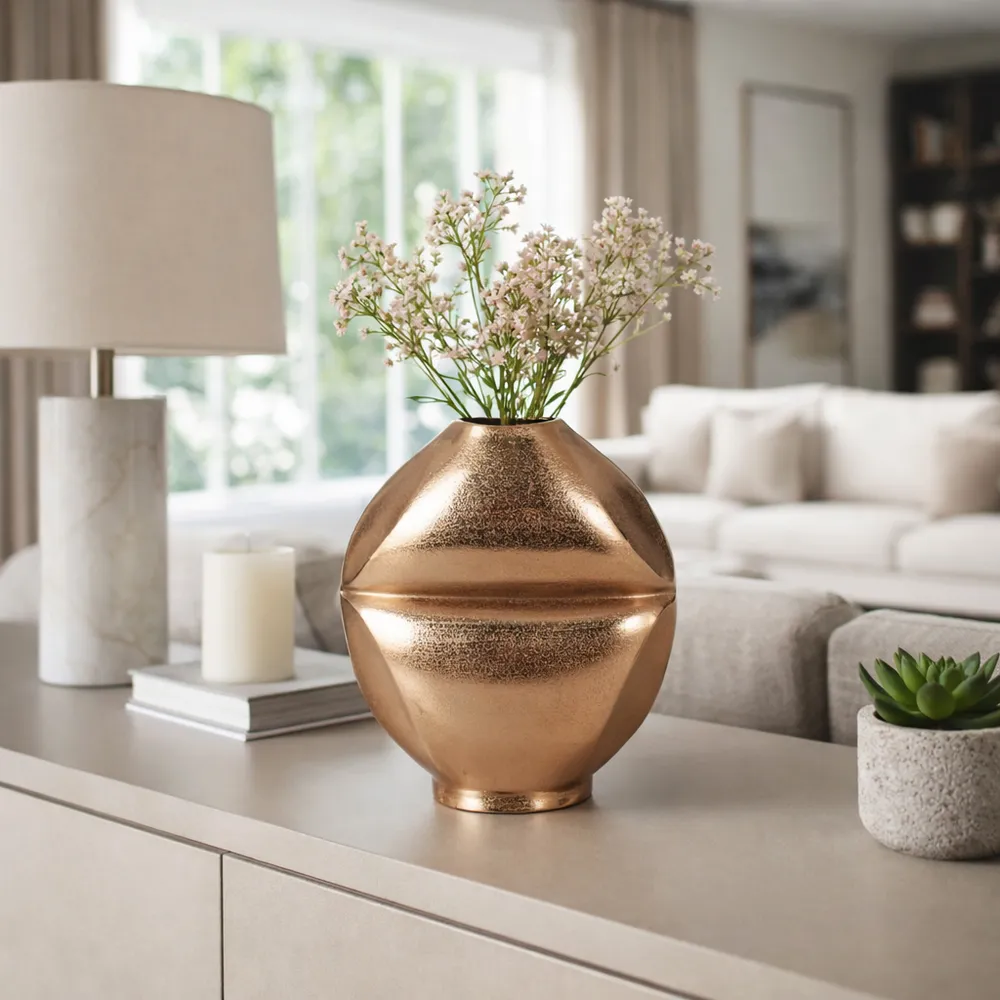 FORBESDALE GOLD VASE 11 (IN)