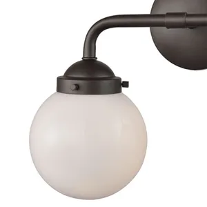Beckett 15'' Wide 2-Light Vanity Light - Oil Rubbed Bronze 2