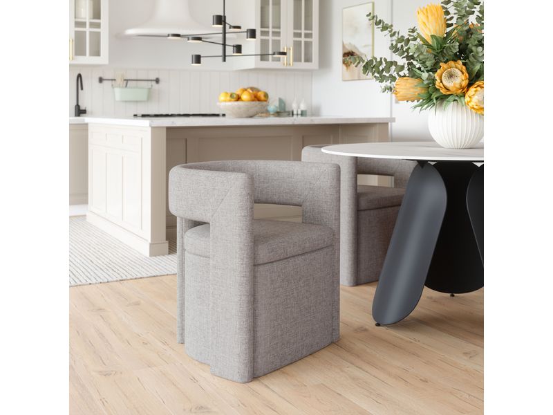 Papua Dining Chair Gray 2