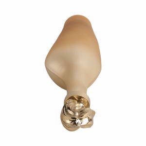 BAKERSHAW GOLD GLASS VASE 22 (IN) 8