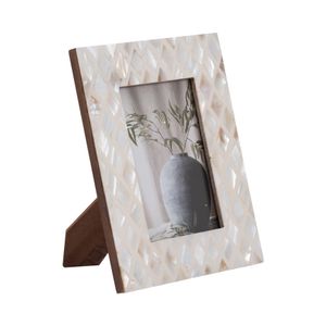 4X6 CAPIZ DIAMOND PHOTO FRAME, MULTI 3