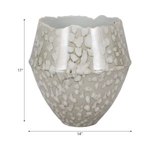 HANSONMILL GRAY VASE 17 (IN) 9