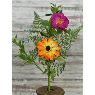 Mixed Daisy 18in Pick