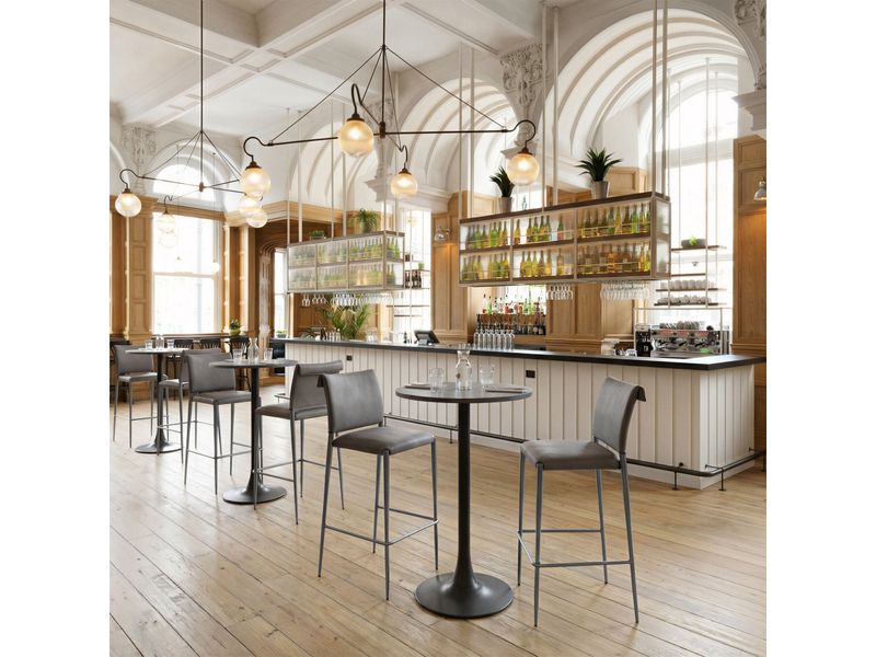 Bite Bar Table Gray & Black 7
