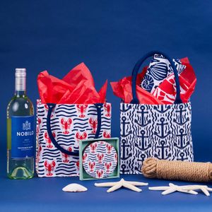 Lobster Waves Reusable Itsy Bitsy Gift Bag 3