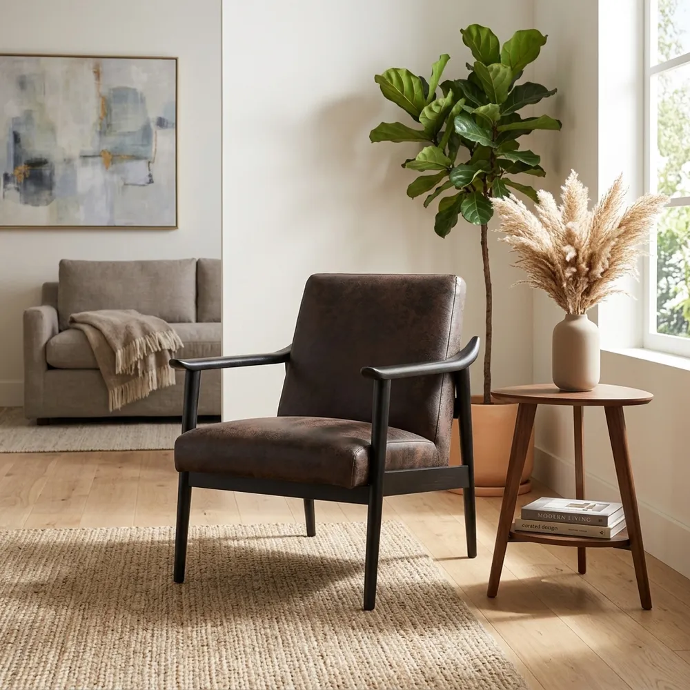 GERBERWORTH BLACK CHAIR 33 (IN)
