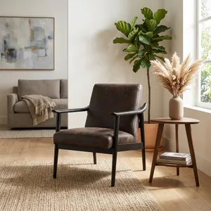 GERBERWORTH BLACK CHAIR 33 (IN) 2