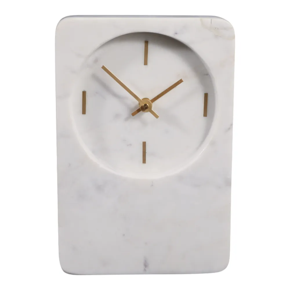 GLENNROSE WHITE CLOCK 9 (IN)