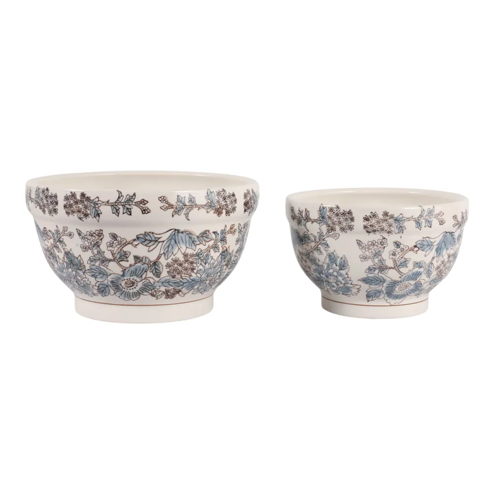 BONDVIEW SET OF 2 BLUE PLANTER 7 (IN)
