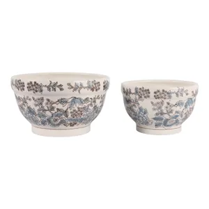 BONDVIEW SET OF 2 BLUE PLANTER 7 (IN) 5