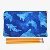 DIGITAL PRINT SEE-THRU MESH WRISTLET W JUTE - DOLPHIN 1
