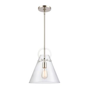 Gabby 11'' Wide 1-Light Mini Pendant - Polished Nickel 1