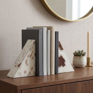SARAHHAVEN SET OF 2 IVORY BOOKENDS 7 (IN) 11