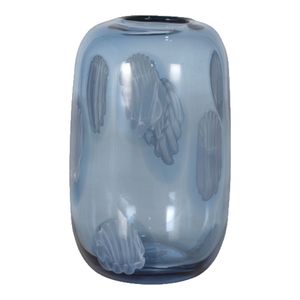 DOVERCROSS BLUE GLASS VASE 10 (IN) 1