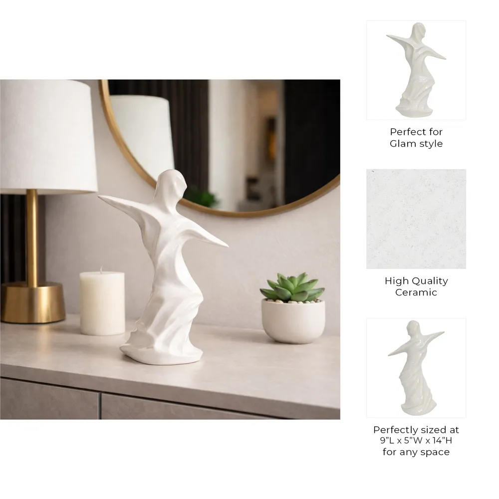 BOLTONSTONE WHITE DECOR 14 (IN)